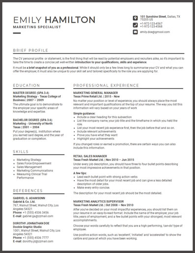 Resume Template 61