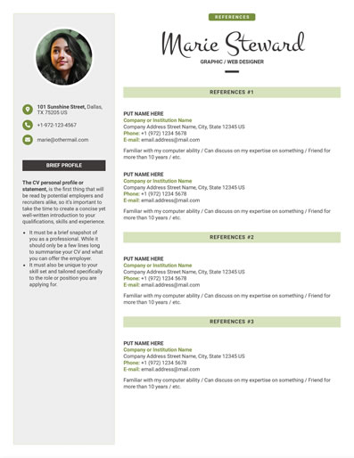 Resume Template 126