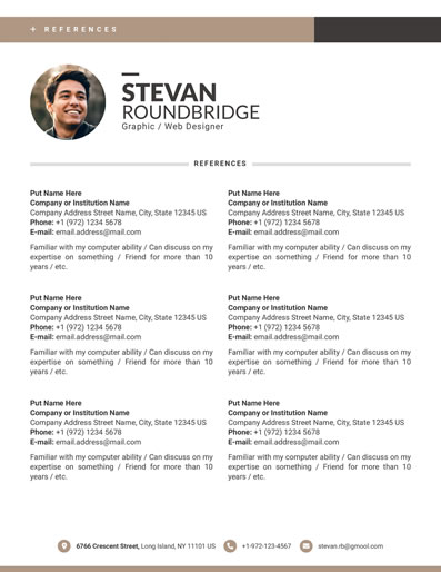 Resume Template 130